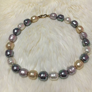 Multi-colored Chunky Bead Necklace